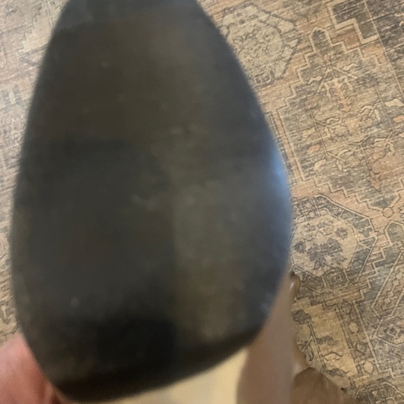 Vintage Brown Leather and Suede  Boots Sz 8 - Picture 9 of 14